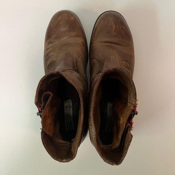 Brown Leather Ankle Boots - Picture 16 of 16